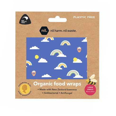 Organic Beeswax Reusable Wrap 2 Pack Large-Nil-Matakana Pharmacy